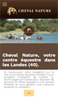 Mobile Screenshot of centre-equestre-landes.fr